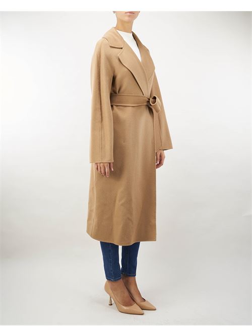 Cappotto a vestaglia in lana, cachemire e seta Max Mara Studio MAX MARA STUDIO | Cappotto | CLES24